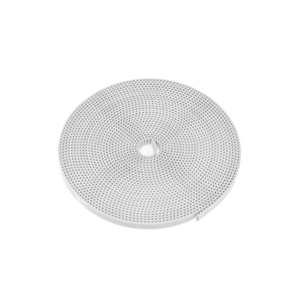 TWO TREES® 6mm/10mm Width PU White Timing Belt fiberglass Synchronous Belt with Steel Core 10M Long for 3D Printer COD